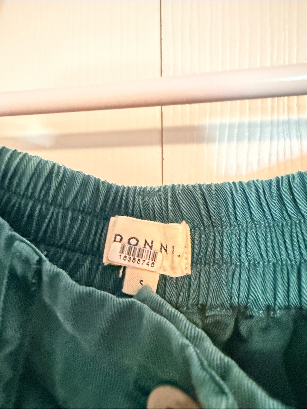 DONNI Twill Pleated Stripe Pants - Picture 14 of 14